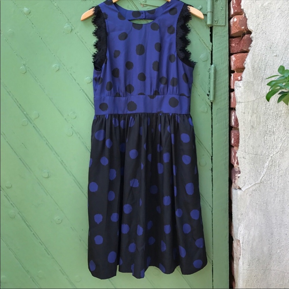 NWT Anthropology Polka Dot Dress